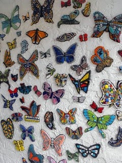 Butterfly Cloud Mural